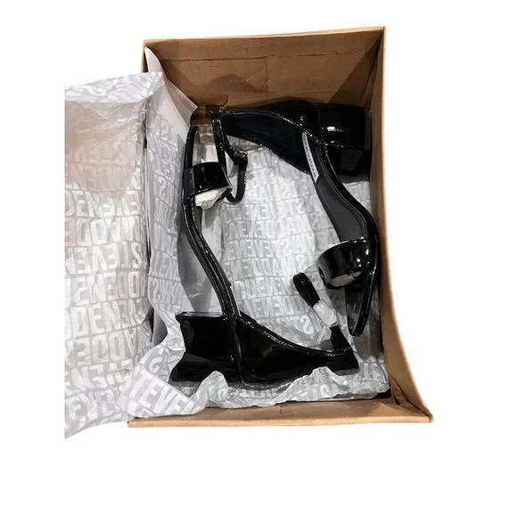 Steve Madden Women's Irenee Black Slingback Sandal Size 6.5 Casual - Picture 9 of 11